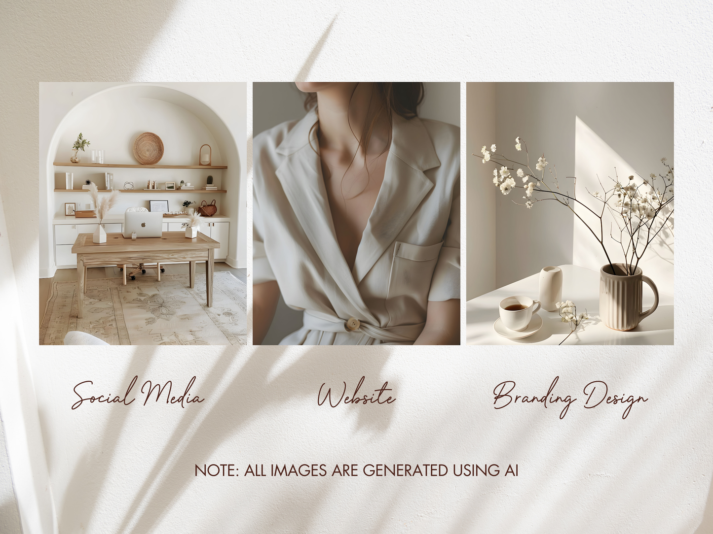 68 Neutral Aesthetic Girl Boss Stock Images | Beige & Light Cream Faceless Branding Photos PLR & MRR